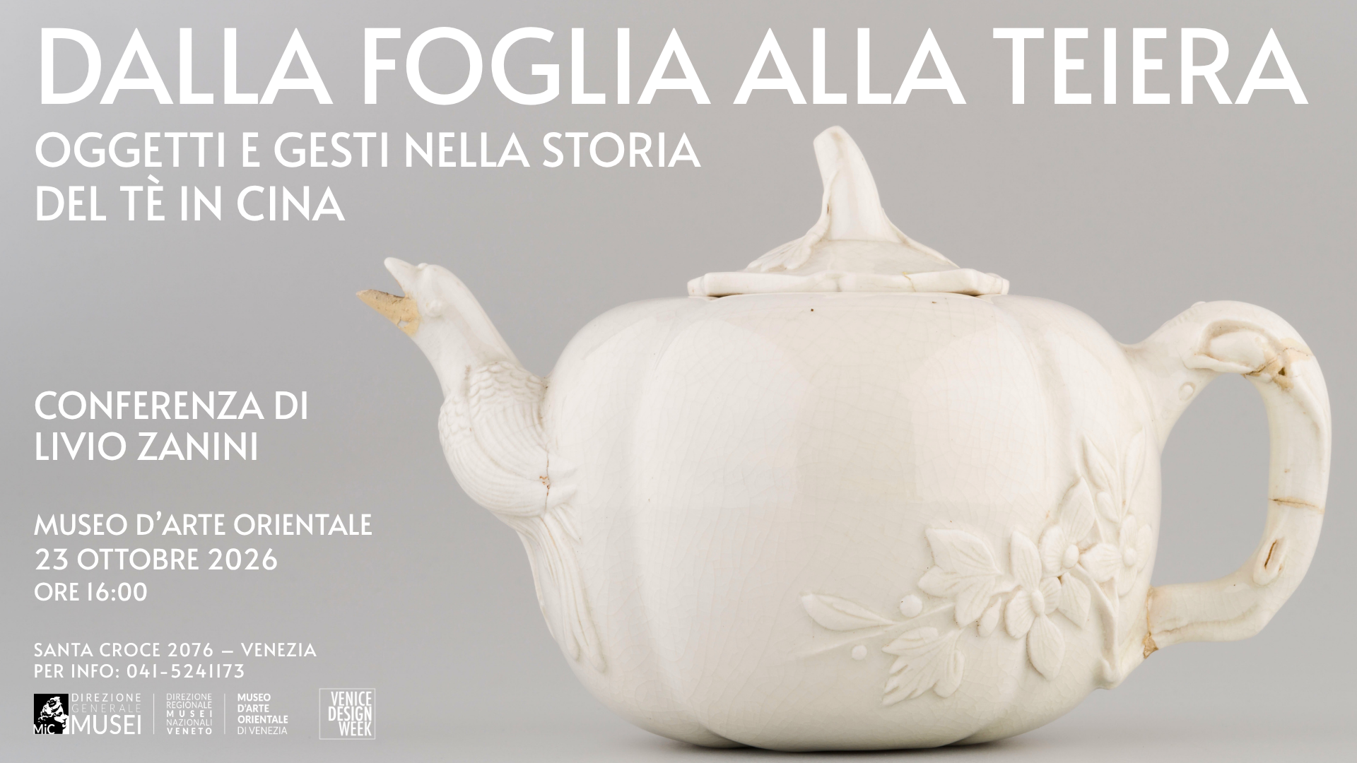 Dalla foglia alla teiera | Museo d'Arte Orientale Venezia